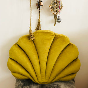 Shell Cushion - Antique Gold - Special Order