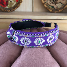 Load image into Gallery viewer, French Ribbon Headband - Purple
